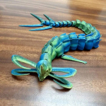 Subnautica Below Zero Figūrėlė Subnautica Leviatanas A&scaron;meninis žuvis Jūros valgytojas Monstras Bloop Jūros monstras Figūrėlė EL Gran Maja Figūrėlė blue