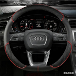 2026 Kar&scaron;tas D Odos Audi A1 A3 A4 A5 Automobilio Vairo Dangtelis 38cm A6 A7 A8 Q2 Q3 Q5 Q7 Q8 S4 S3 S5 S6 S8 RS6 RS4 Automobilio Aksesuarai gray