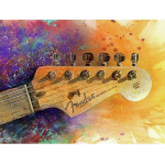 5D deimantinis pie&scaron;imas kryžminio dygsnio gitaros pilna apvali / apvali &bdquo;pasidaryk pats&ldquo; deimantų siuvinėjimo dekoracija 20X30CM