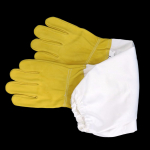 1 rinkinys Pir&scaron;tinės su apsauginėmis rankovėmis ventiliuojamos Profesionalios kovos su bitėmis, skirtos bitininkystei bitininkui