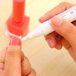 Nagų korektorius odelėms briaunoms Gel Art Polish Pen Remover valiklis manikiūro įrankis Lady Fashion Nails Decor