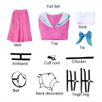 Scione Danganronpa V3 Killing Harmony Iruma Miu Cosplay kostiumas Anime žaidimas Suknelė mokyklinė uniforma Visas komplektas S&Danganronpa V3