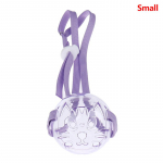 Kvėpuojantis kačių &scaron;unų snukis nuo įkandimo naminių kačiukų burnos kaukės dangtelio vonios valymas Small