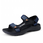 Vasariniai lengvi vyri&scaron;ki sandalai, juodi EVA Slip On Mink&scaron;ti laisvalaikio sandaliniai batai vyrams Sandle Sandalias Hombre didelis dydis 47 48 46