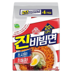 Ottogi Jin BibimMyon 156g x 4 (3 Parinktys) 4PCS