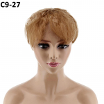 LISI HAIR Moteri&scaron;ki natūralūs perukai 3D oro plaukų priauginimai netikri plaukų segtukai ant plauko papuo&scaron;alo grynos spalvos Auk&scaron;tos temperatūros pluo&scaron;to perukai kasdieniniam dėvėjimui