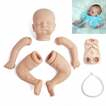 Reborn Doll Parts Premie Baby Rosalie Sleeping Baby Lifelike Real Soft Touch Nebaigtas &bdquo;pasidaryk pats&ldquo; tu&scaron;čias lėlės rinkinys
