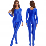 Moteri&scaron;ki vienetiniai &bdquo;Unitard&ldquo; kombinezonai ilgomis rankovėmis &bdquo;Strettch Spandex&ldquo; kombinezonas M