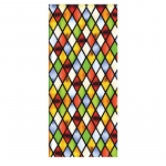 Vitražo langų plėvelė nepermatoma matinė Privatumo apsauga Daugkartinio naudojimo nuimama namų dekoro bažnyčios lango danga 50cm x 120cm