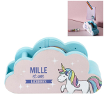Les Tr&eacute;sors De Lily [A2311] - D&eacute;vidoir ruban adh&eacute;sif 'Licorne My Unicorn' rose turquoise - ry&scaron;kiai rožinė