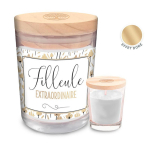 Les Tr&eacute;sors De Lily [R6065] - Bougie parfum&eacute;e 'Filleule Extraordinaire' (cerise) - 92x70 mm įvairiaspalvis