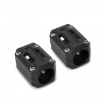 Motociklo variklio apsaugos apsauginis buferis dekoratyvinis blokas modifikuotas 25mm-28mm amortizatorius 2vnt.