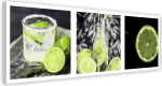 Drobės spaudinys Lime Drink Panorama