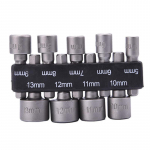 5-13 mm atsuktuvas viduje medaliono galvutės lizdo galvutė be magnetinio vėjo elektrinio atsuktuvo galvutė 9pcs(5-13mm)