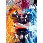 Japoni&scaron;kas anime Mano herojaus akademija plakatas paveikslai komiksai sienų menas drobės tapyba miegamajam svetainei namų dekoravimas be rėmo A4 21x30cm No Frame