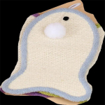 Pakabinamas sizalio naminių kačių braižymo lenta kačių nagų &scaron;lifavimas Pramogos kačių draskymo kilimėlis Kačių žaislai Pakabinami sieniniai gyvūnų reikmenys Fish-type green (42*20)