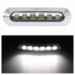 10 vnt 12V/24V &scaron;viesa 9/6/4LED vandeniui atsparūs &scaron;oniniai žymekliai Galiniai žibintai Automobilių sunkvežimių priekabos galiniai žibintai stovėjimo &scaron;viesa Raudona / balta / Amer