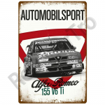 Alfa Bar Retro Skardinis Ženklas Kabinamas Metalinis Ženklas Namų Sienų Dekoras Dekoracija Lėk&scaron;tės Plakatai Ant Sienos Svetainės Dekoracija Prabanga 20 x 30cm