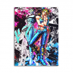 Jojo S keistas animacinių personažų plakatas ir svetainės sieniniai meno spaudiniai. 30cm&times;40cm NoFrame