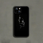 People Line Art mobiliojo telefono dėklas, skirtas iPhone Samsung Galaxy Redmi Xiaomi Oppo OnePlus Note SA 7 8 9 10 11 12 13 14 20 21 22 23 53 54 Pro Max Plus Ultra iPhone 6 or 6S