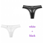 TERMEZY 2 vnt./att. Seksualios moteri&scaron;kos nėriniuotos kelnaitės žemu juosmeniu apatinis trikotažas moteri&scaron;kas G string kvėpuojantis apatinis trikotažas, siuvinėjimas intymūs M
