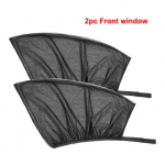 2 vnt. universalių apsauginių skėčių nuo saulės, priekinių ir galinių &scaron;oninių sėdynių, automobilio langų kojinių, kūdikių ir vaikų apsaugos nuo saulės, užuolaidų, skydelių nuo saulės, tinklelio 2pc Front window