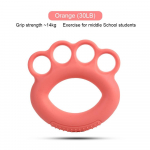 1 vnt. Penkių pir&scaron;tų intensyvumo rankenos įtaisas Pir&scaron;tų pratimų ne&scaron;iklis Rankenos treniruoklis Fitness Fidget žaisliniai kamuoliukai raumenų jėgos lavinimo guma oranžinė