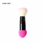 Dvigubos galvutės Makiažo &scaron;epetėlio pudra blusher &scaron;epetėlis mados grožio priemonės raudona