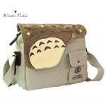 Moterų anime &bdquo;My Neighbor Print Canvas Messenger Crossbody&ldquo; pečių krep&scaron;ys 1 pilka