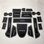 Automobilio durelių griovelių kilimėlis BYD ATTO 3 2022 2023 neslystantis kilimėlis guminis durelių angos padėklas automobilio interjeras raudona