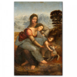 &bdquo;The Famous Art Cavans&ldquo; tapybos reprodukcijos &bdquo;Da Vinci&ldquo; plakatai ir spaudiniai &bdquo;Cuadros&ldquo; gyvenamojo kambario namų dekoro paveikslas 21x30cm No Frame