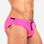 Vyri&scaron;kos mados pasididžiavimo dienos plaukimo kelnaitės žemu juosmeniu, didelio dydžio vasaros paplūdimio drabužiai Asian Size M rožinė