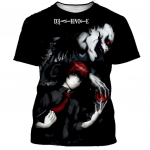 Anime Death Note 3D marginti mar&scaron;kinėliai Vyri&scaron;ki Moterų mada Laisvalaikio Harajuku stiliaus mar&scaron;kinėliai Gatvės drabužiai Hiphopo drabužių mar&scaron;kinėliai XXL