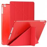 Daug kartų sulankstomas kietas dėklas, skirtas iPad Pro 11/10.5 Premium Cover for Air 5 Smart Cover, skirtas iPad 10.2/9.7 Slimshell, skirtas mini 6/5/4/3/2 iPad Pro 11 raudona
