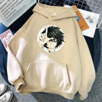 Populiarūs japonų Unisexga Death Note L&middot;Lawliet Hoodies Unisex Anime Hoody Fashion Streetwear Laisvi Oversize megztiniai Vilnoniai drabužiai