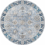 Žiemos retro persų turkų etninio stiliaus kilimas amerikieti&scaron;kas sujungimas apvalus gyvenamasis kambarys Biuro sulankstomas grindų kilimėlis Diameter 80cm