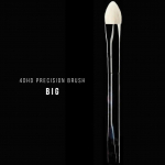 4D Small Kabuki Precision Highlight korektorius mai&scaron;omas makiažo &scaron;epetėlis Mink&scaron;tas ožkos plaukų kvadratas siaurėjantis universalus kosmetikos įrankis