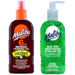 Malibu bronzing oil with coconut spf6 200ml + aloe gel after tanning 200ml