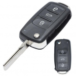 Nuotolinis raktas 5K0837202AD, skirtas / Beetle/Caddy/Tiguan/Touran/Golf/Polo juoda