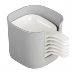 6 vnt. nertinių kaulų indas su rankenos laikikliu Maisto klasės Daugiafunkcis valgomojo stalas &Scaron;iuk&scaron;lių užkandžiai Desertinių vaisių užkandžių patiekimo lėk&scaron;tė Sets