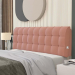 King Queen dydžio nuimamas aksominis lovos galvos užvalkalas prie lovos galvūgalio pagalvėlė madinga labai elastinga kempinės užpildo galvūgalio pagalvė 160x58x10cm