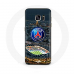 Coque Samsung Galaxy S6 psg logo stade nuit tour eiffel