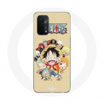 Coque pour Oppo A74 5G One piece Manga Equipage du Chapeau de Paille