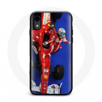 Coque Iphone X Formula 1 Rouge Fernando Alonso raudona