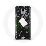 Coque pour Samsung Galaxy J6 2018 Music cl&eacute; de sol