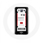 Coque pour samsung galaxy J7 2016 Billet d'avion Marrakech Maroc