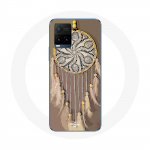 Coque pour Vivo Y21s 2021 / Y21 2021 Attrape R&ecirc;ve marron Capteur de R&ecirc;ves ruda