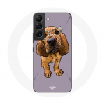 Coque pour Samsung Galaxy S21 FE Brown Floppy Ears