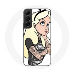Coque pour Samsung Galaxy S21 FE Alice princesse tatou&eacute;e