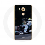 Coque pour Huawei Mate 8 Formule 1 Valtteri Bottas Pilote automobile F1 Noir